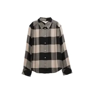Women's Long Sleeve Checked Overshirt Tom Tailor image-0