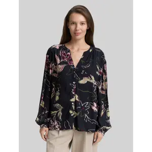 Loose Fit Long Sleeve Patterned Shirt for Women Tom Tailor image-1