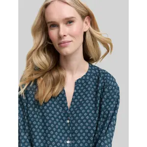 Women's long sleeve printed blouse Tom Tailor image-4
