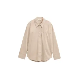 Long Sleeve Suede Effect Blouse for Women Tom Tailor image-0