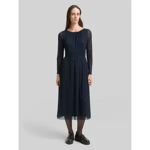 Women's Patterned Knit Midi Dress Tom Tailor image-1
