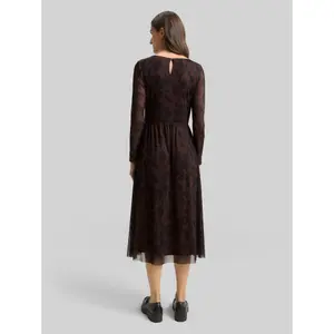 Women's Patterned Knit Midi Dress Tom Tailor image-2