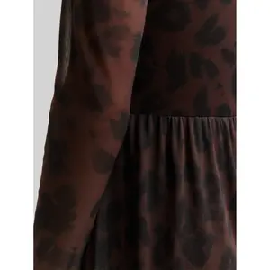 Women's Patterned Knit Midi Dress Tom Tailor image-4