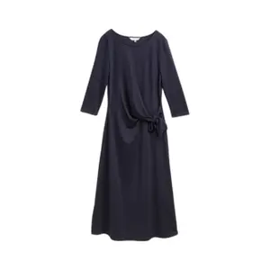 Jersey Dress with 3/4 Sleeves and Bow Detail Women Tom Tailor image-0
