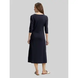 Jersey Dress with 3/4 Sleeves and Bow Detail Women Tom Tailor image-2