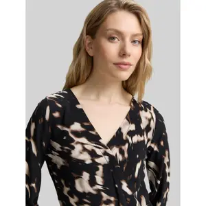 Printed Wrap Dress Woman Tom Tailor image-4