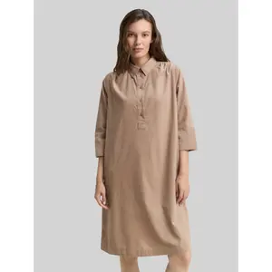 Shirt Dress with Collar and Half Button Placket Women Tom Tailor image-1