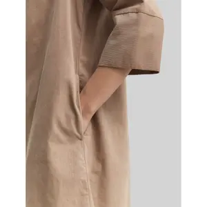 Shirt Dress with Collar and Half Button Placket Women Tom Tailor image-4