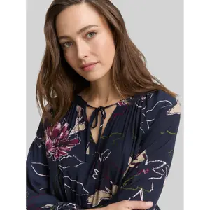 Long Sleeve Flowing Maxi Dress for Women Tom Tailor image-4