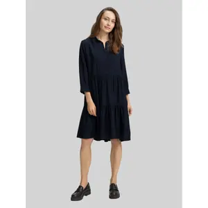 Wrinkled Shirt Dress with Ruffles Women Tom Tailor image-1