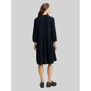 Wrinkled Shirt Dress with Ruffles Women Tom Tailor image-2