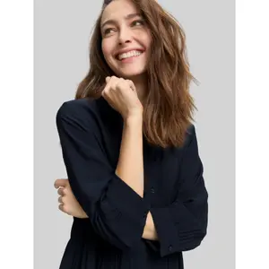 Wrinkled Shirt Dress with Ruffles Women Tom Tailor image-4