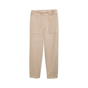 Women's Suede Effect Trousers Tom Tailor image-0