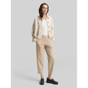 Women's Suede Effect Trousers Tom Tailor image-1