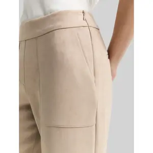 Women's Suede Effect Trousers Tom Tailor image-3
