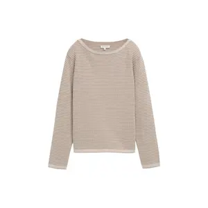 Women's long-sleeved striped T-shirt Tom Tailor image-0