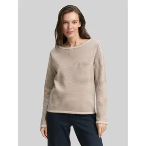 Women's long-sleeved striped T-shirt Tom Tailor image-1