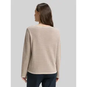 Women's long-sleeved striped T-shirt Tom Tailor image-2