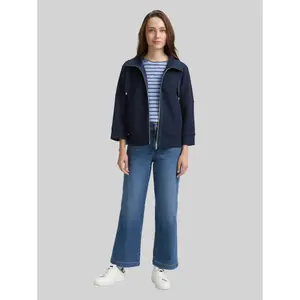 Women's Zip Scuba Fabric Sweatshirt Tom Tailor image-3