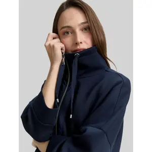 Women's Zip Scuba Fabric Sweatshirt Tom Tailor image-4