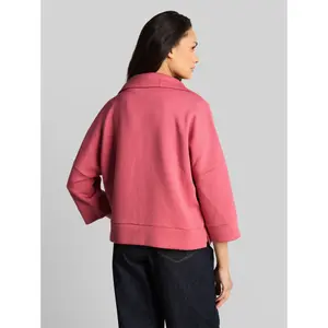 Women's Zip Scuba Fabric Sweatshirt Tom Tailor image-2