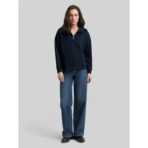 Sweatshirt mit Reißverschlusskragen, Damen Tom Tailor image-3