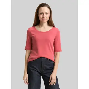 Boat Neck T-Shirt Women Tom Tailor image-1