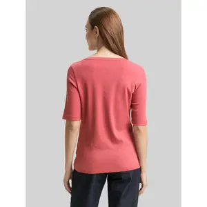 Boat Neck T-Shirt Women Tom Tailor image-2