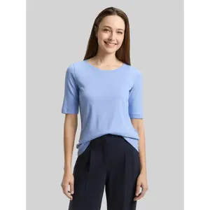 Boat Neck T-Shirt Women Tom Tailor image-1