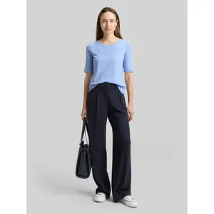 Boat Neck T-Shirt Women Tom Tailor image-3