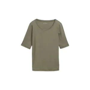 Boat Neck T-Shirt Women Tom Tailor image-0