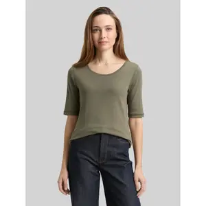 Boat Neck T-Shirt Women Tom Tailor image-1