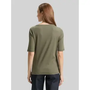 Boat Neck T-Shirt Women Tom Tailor image-2