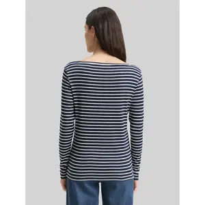 Women's Long Sleeve Stretch Striped T-shirt Tom Tailor image-2