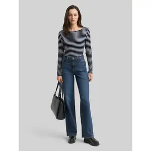 Women's Long Sleeve Stretch Striped T-shirt Tom Tailor image-3