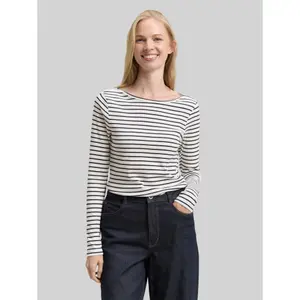 Women's Long Sleeve Stretch Striped T-shirt Tom Tailor image-1