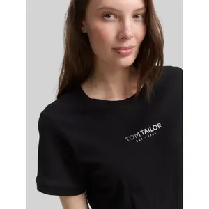 T-shirt logo imprimé femme Tom Tailor image-4