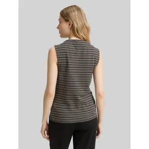 Women's Jacquard Fabric Tank Top Tom Tailor image-2