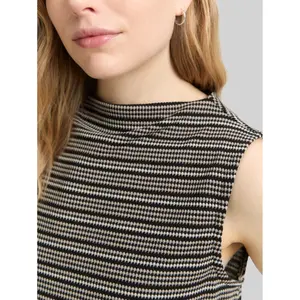 Women's Jacquard Fabric Tank Top Tom Tailor image-4