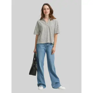 Polo Neck T-Shirt Women Tom Tailor image-3