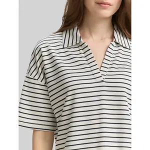 Polo Neck T-Shirt Women Tom Tailor image-4