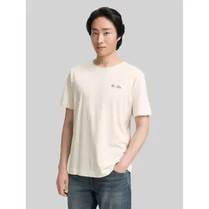 T-shirt with small printed logo Tom Tailor image-1