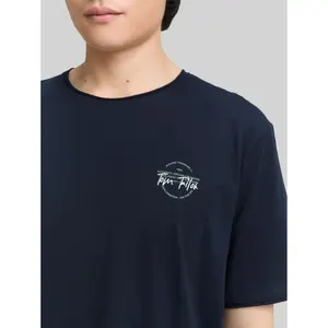 T-shirt with small printed logo Tom Tailor image-4