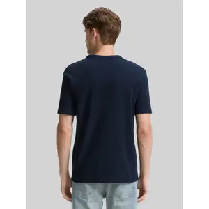 T-Shirt with Logo Badge Tom Tailor image-2