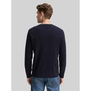 Organic Cotton Knitted V-Neck Pullover Tom Tailor image-2