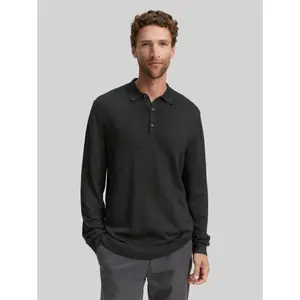 Long Sleeve Fine Knit Polo Tom Tailor image-1