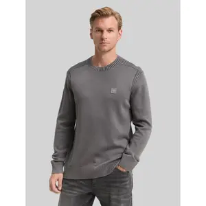 Washed Cotton Knit Sweater Tom Tailor image-1