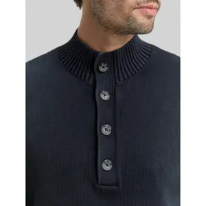 Buttoned Knit Sweater Tom Tailor image-4