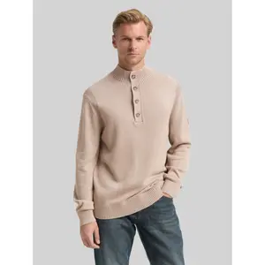 Buttoned Knit Sweater Tom Tailor image-1