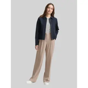 Wide Leg Trousers with Pleats Women Tom Tailor Lea image-1